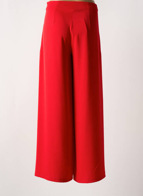 Pantalon large rouge ANGELA DAVIS femme