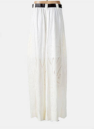 Pantalon large poches beige LUMINA femme