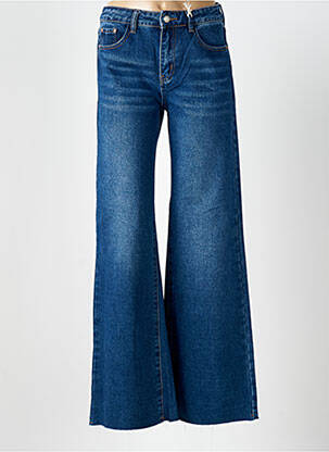 Jean coupe flare stretch taille normale bleu ANGELA DAVIS femme