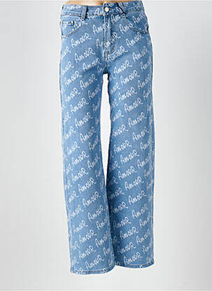 Jeans coupe droite stretch taille normale bleu CIVICO 1 femme
