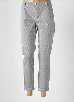 Pantalon 7/8 taille à pinces taille normale gris ALTAMIRA femme