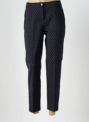 Pantalon 7/8 stretch taille normale noir CARACTERE femme