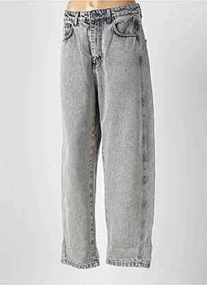 Jeans coupe droite gris ANGELA DAVIS pour femme