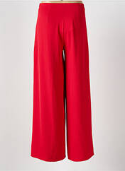 Pantalon large rouge ANGELA DAVIS pour femme seconde vue