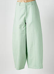 Pantalon large vert LUMINA pour femme seconde vue