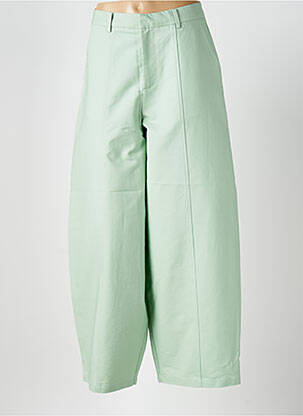 Pantalon large vert LUMINA pour femme