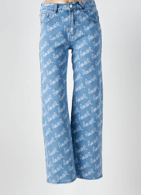 Jeans coupe droite bleu CIVICO 1 pour femme