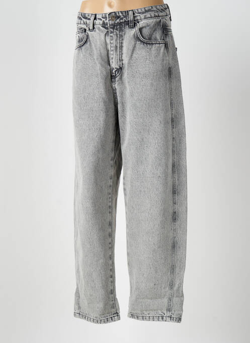 Jeans coupe droite gris ANGELA DAVIS pour femme