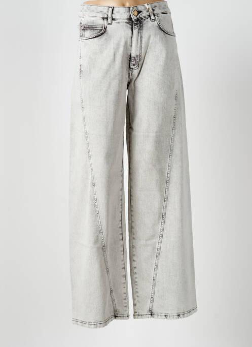 Jeans coupe large gris ANGELA DAVIS pour femme