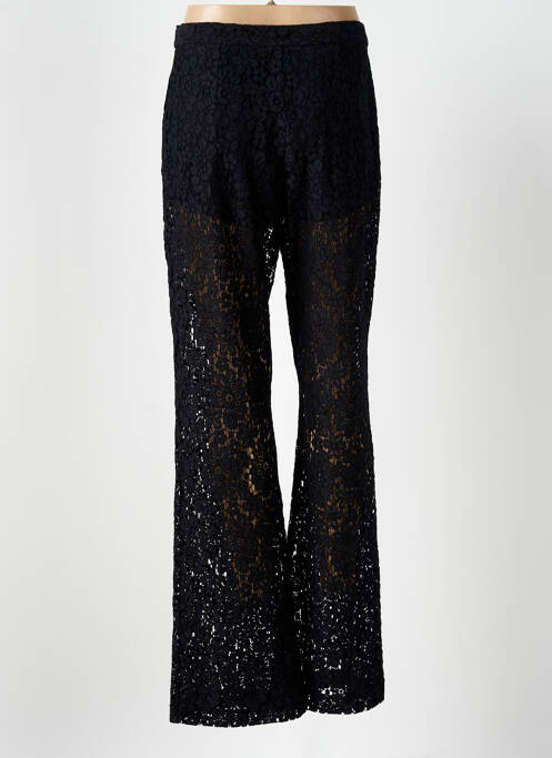 Pantalon flare noir ANGELA DAVIS pour femme