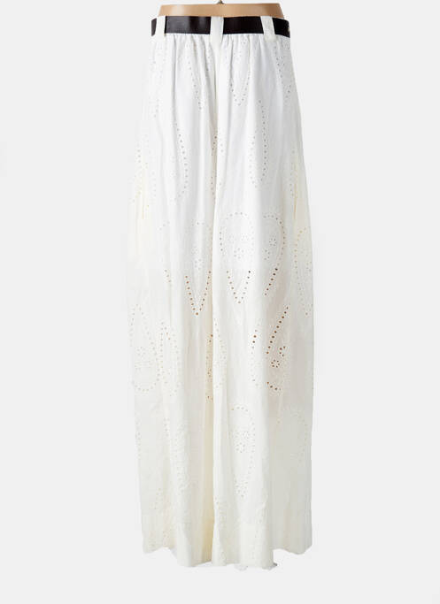 Pantalon large beige LUMINA pour femme