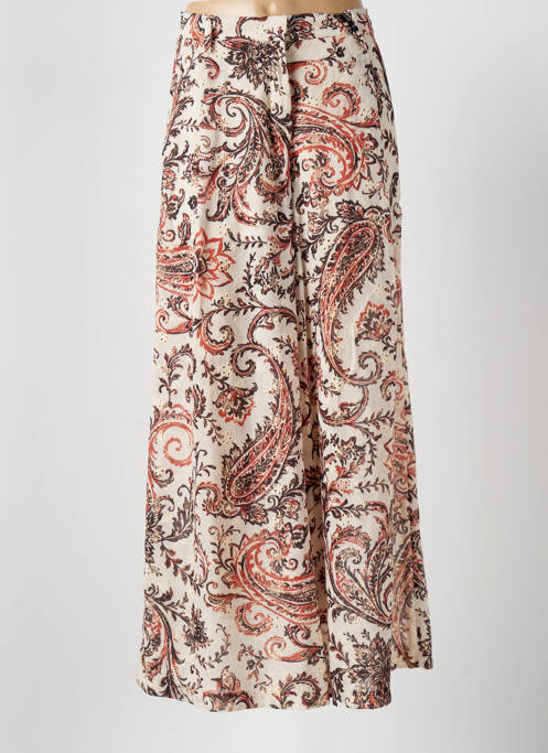 Pantalon large beige LUMINA pour femme