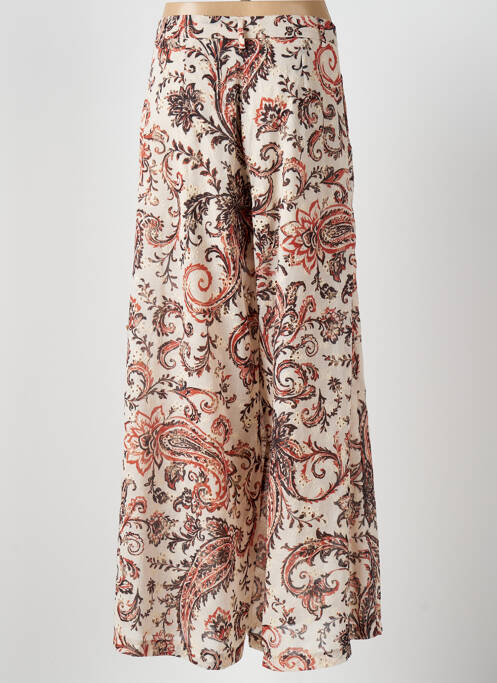 Pantalon large beige LUMINA pour femme