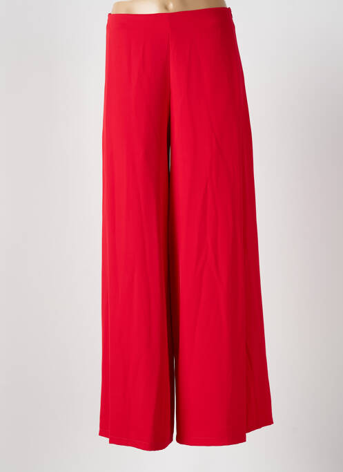 Pantalon large rouge ANGELA DAVIS pour femme