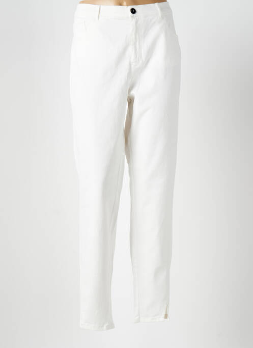 Pantalon slim blanc DIANA GALLESI pour femme