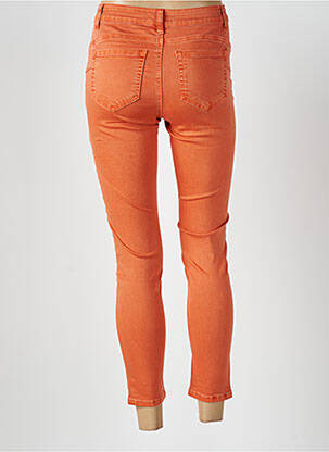 Jeans skinny taille haute taille haute orange SARAH JOHN femme