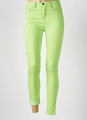 Jeans skinny taille haute taille haute vert BS JEANS femme
