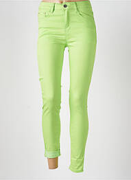Jeans skinny taille haute taille haute vert BS JEANS femme