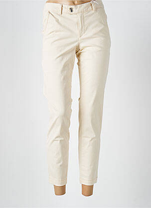 Pantalon chino tissage popeline taille normale beige LES P'TITES BOMBES femme