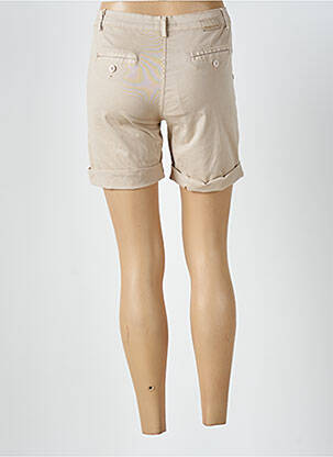 Short fermeture zippée sous rabat boutonné taille normale beige PAKO LITTO femme