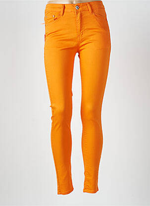 Jeans skinny orange BS JEANS pour femme