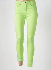 Jeans skinny vert BS JEANS pour femme seconde vue