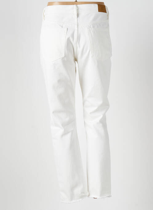 Jeans coupe droite beige NAGEV pour femme