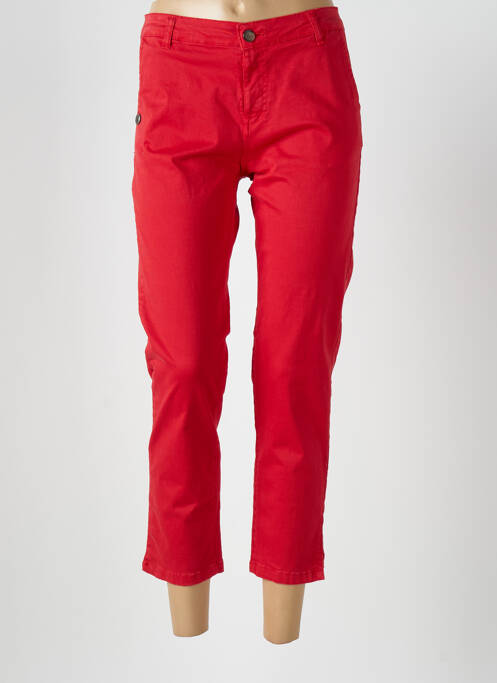 Pantalon 7/8 rouge PAKO LITTO pour femme