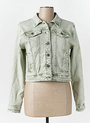 Veste casual poches bleu FOLYROSE femme