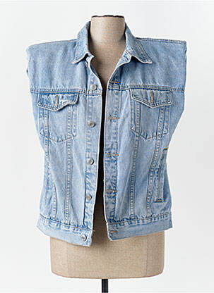 Veste casual poches bleu LAMIAR femme