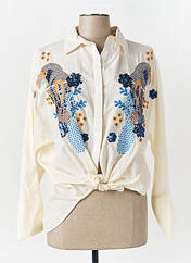 Chemisier beige ANGE pour femme seconde vue