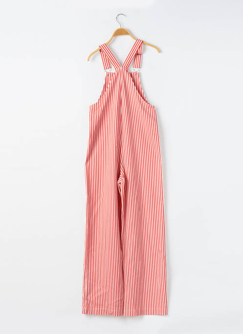 Salopette coupe droite fines bretelles rouge ADILYNN femme