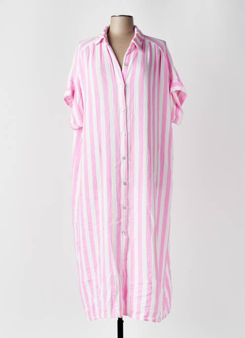 Robe longue rose SYBELLA pour femme