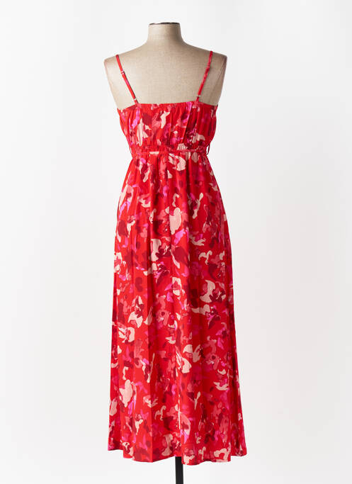 Robe mi-longue rouge IKOONE&BIANKA pour femme