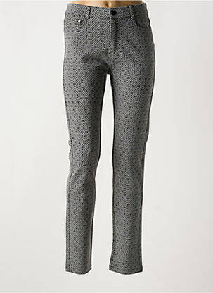 Pantalon slim stretch taille normale gris TINTA STYLE femme