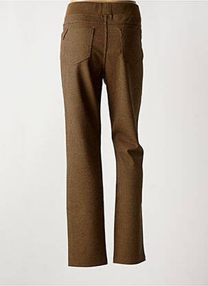 Jegging tissage jersey taille normale marron BARILOCHE femme