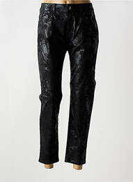 Pantalon 7/8 stretch taille normale noir FRED SABATIER femme