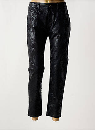 Pantalon 7/8 stretch taille normale noir FRED SABATIER femme