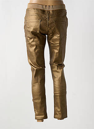 Jegging tissage enduit taille normale or ONADO femme