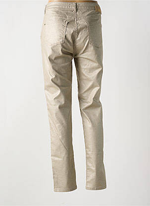 Jeans coupe slim stretch taille normale beige EVA KAYAN femme