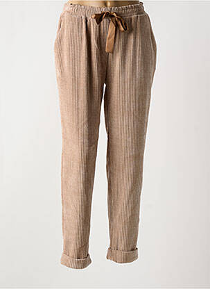 Jogging stretch taille normale beige DANIELA COOL femme