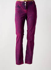 Jeans coupe slim rose CECIL pour femme seconde vue