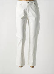 Pantalon 7/8 blanc FRED SABATIER pour femme seconde vue