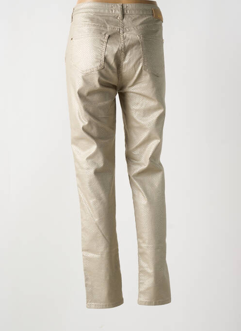 Jeans coupe slim stretch taille normale beige EVA KAYAN femme