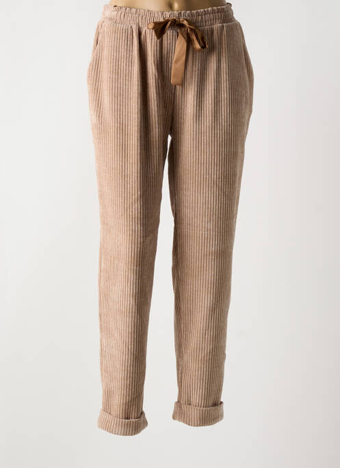 Jogging stretch taille normale beige DANIELA COOL femme