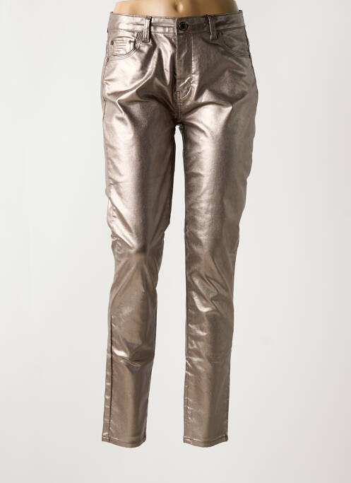 Jeans coupe slim argent EVA KAYAN pour femme