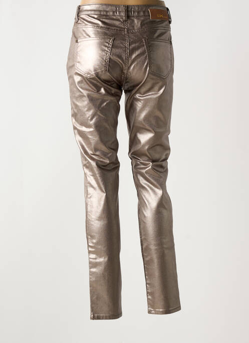 Jeans coupe slim argent EVA KAYAN pour femme