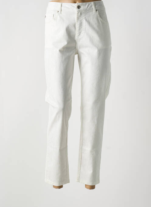 Pantalon 7/8 blanc FRED SABATIER pour femme