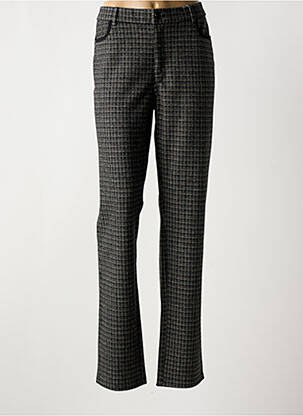 Pantalon droit stretch taille normale noir BARILOCHE femme