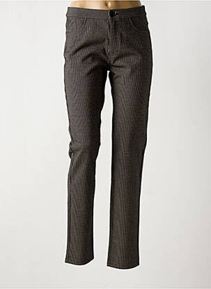 Pantalon slim taille élastique taille normale noir BARILOCHE femme